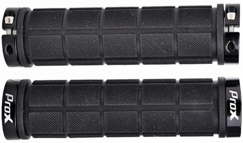 Chwyty rowerowe PROX GP-55A Czarne 130MM Skręcane