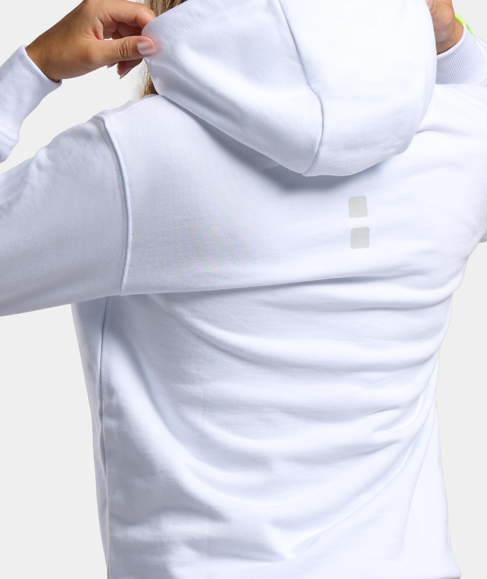 Sudadera Capucha Mujer Off Court Tenis/Padel Blanco 5/5