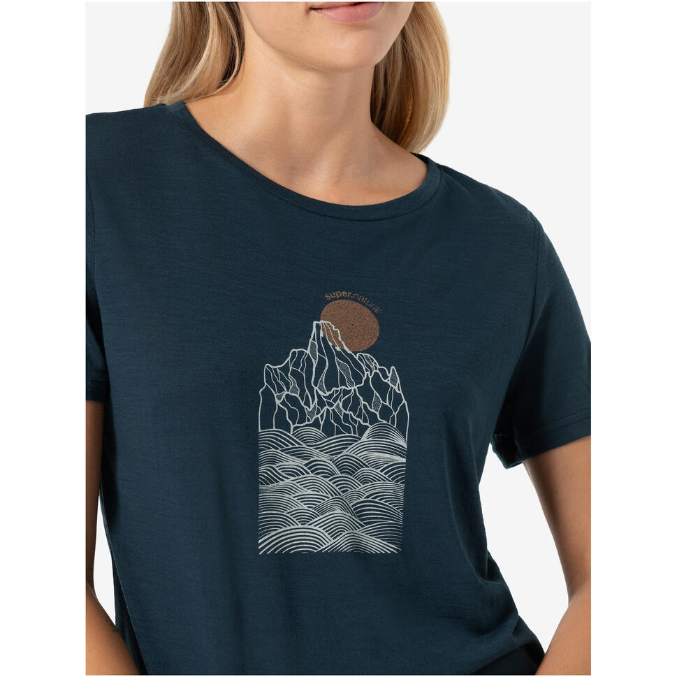 Koszulka z krótkim rękawem damska SUPER.NATURAL Preikestolen Cliffs Tee