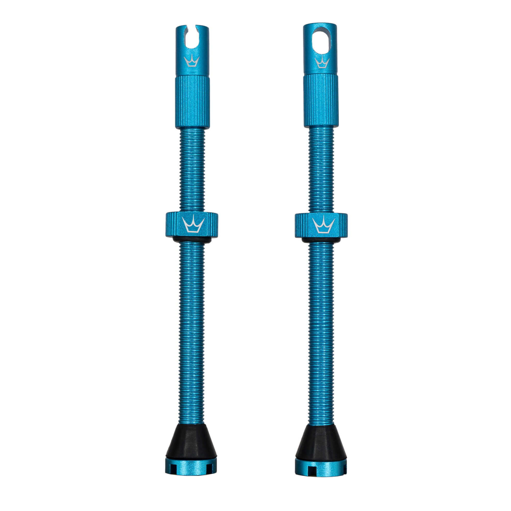 Peatys x Chris King (MK2) Tubeless Valves - 80mm / Turquoise 1/5