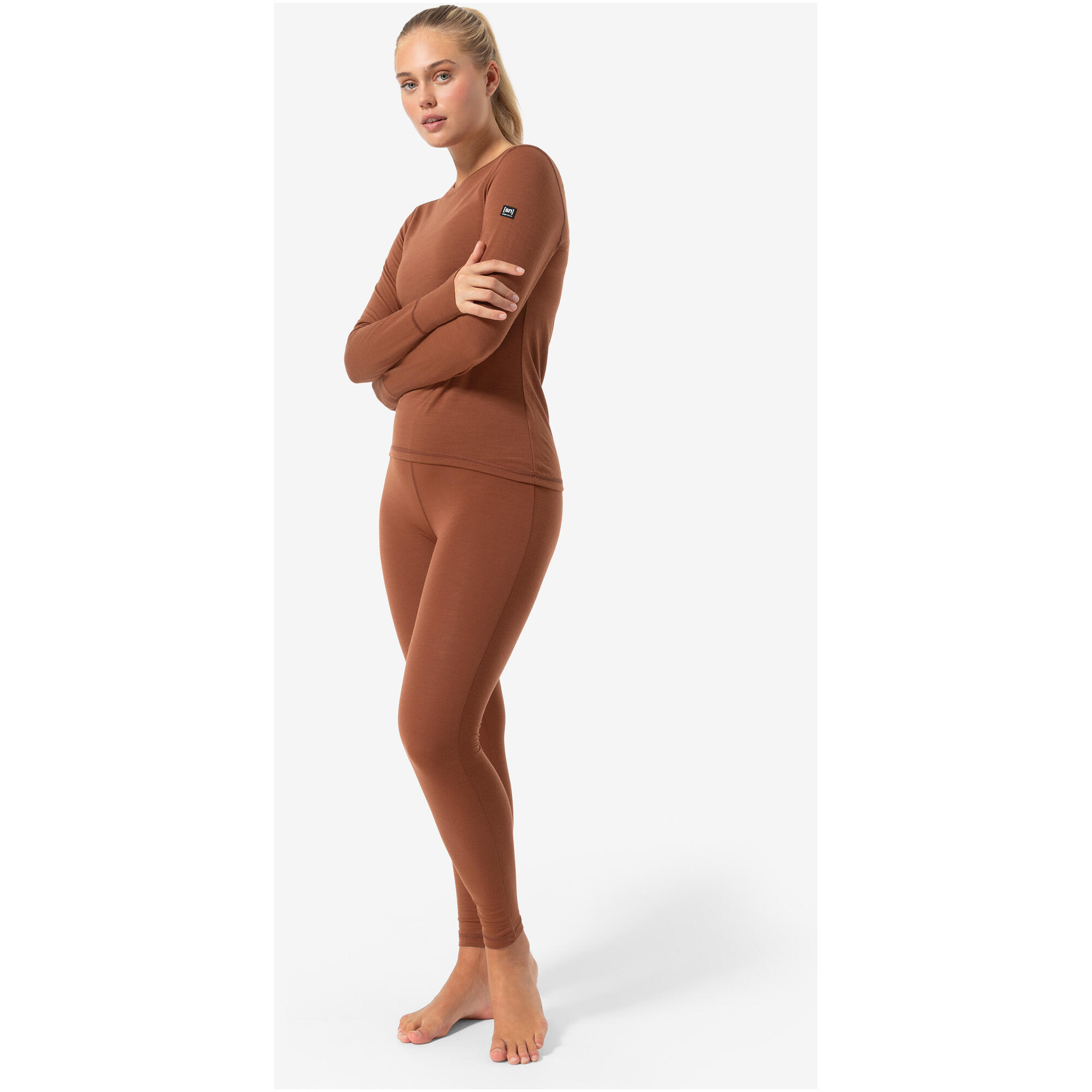 Koszulka termoaktywna z długim rękawem damska SUPER.NATURAL W Tundra 175 LS 2/4