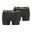 Boxeri HEAD Basic Boxer 2P, Negru/Verde, Barbati