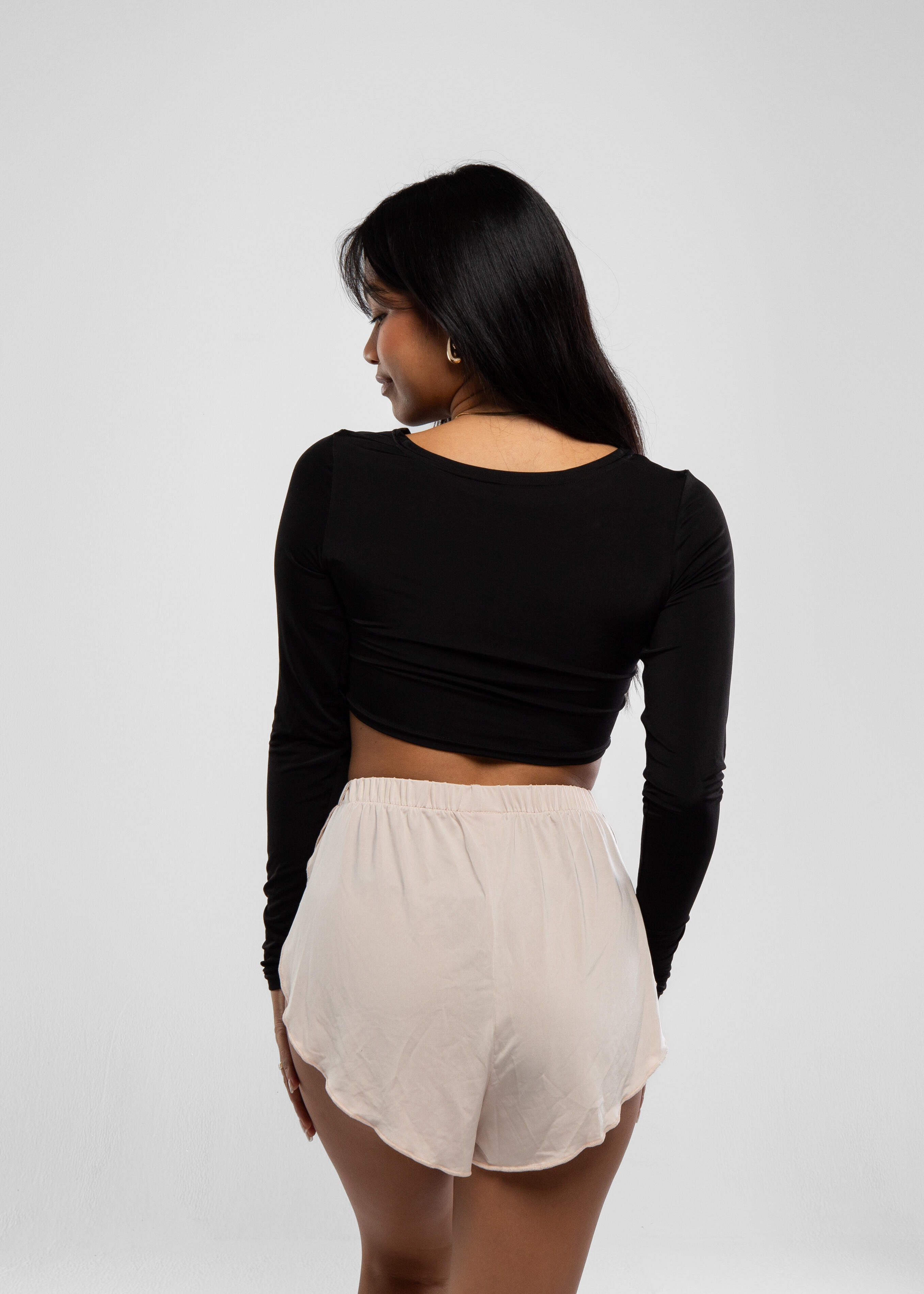 Top do tańca pole dance Rev Activ Comfy obcisła z długim rękawem 3/3