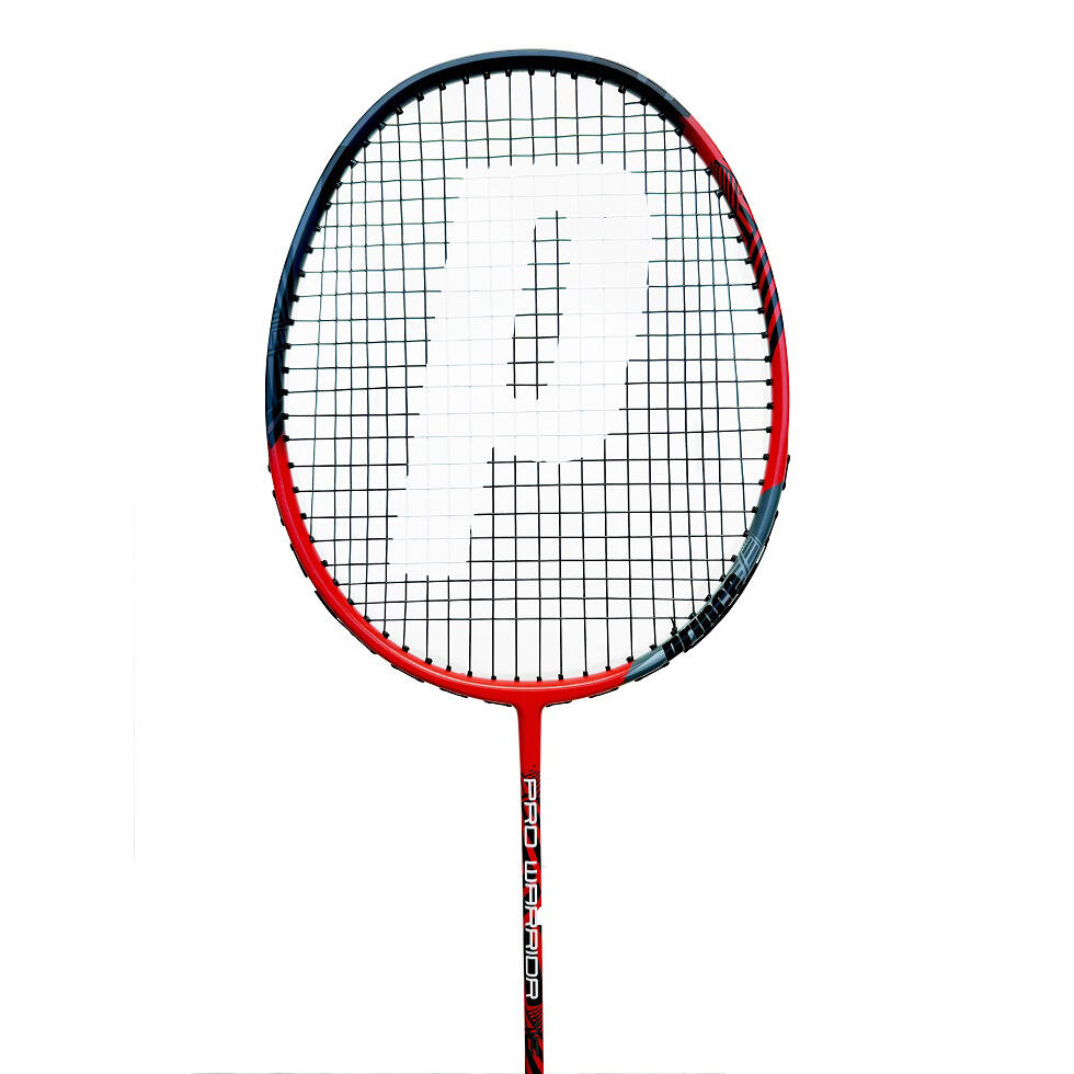 Prince Pro Warrior Graphite Badminton Racket Twin Set, Cover & Shuttles 3/4