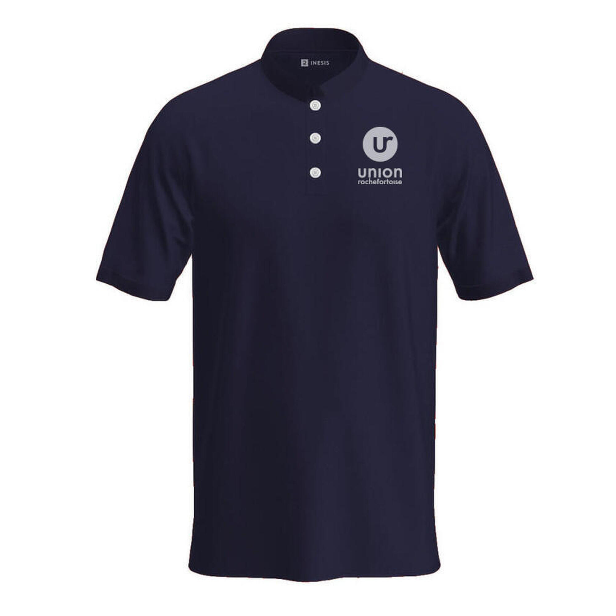 Union Rochefortoise polo adult bleu marine