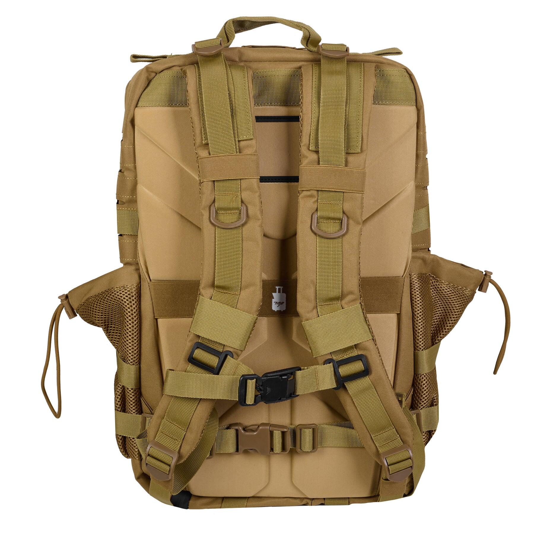 Militaire tactische rugzak ELITRAINX V2 KAKI 45L voor sport en reizen 6/8