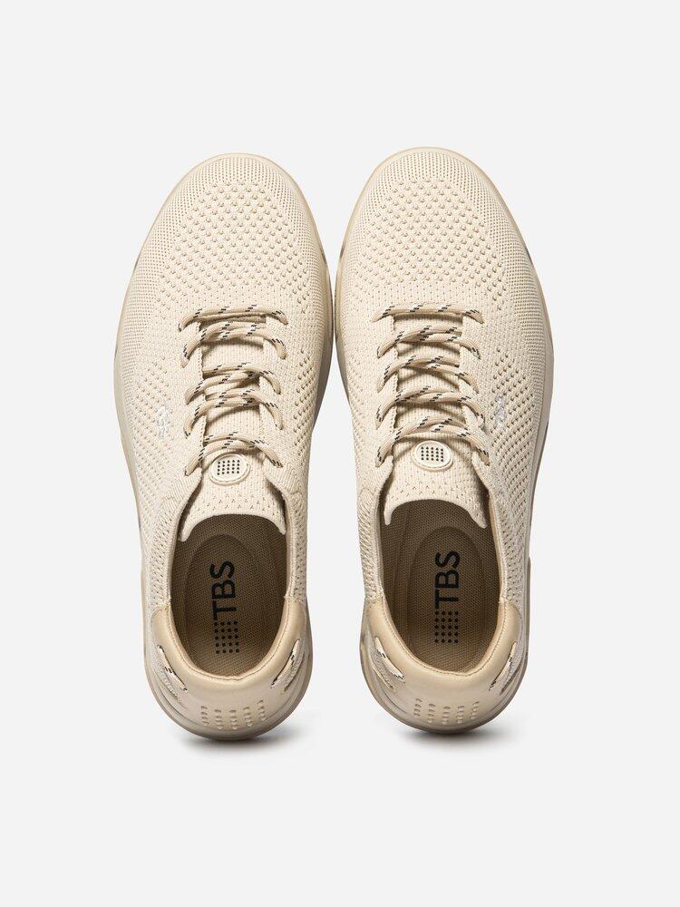 Tennis toile Homme - GUEKNIT Beige 4/5