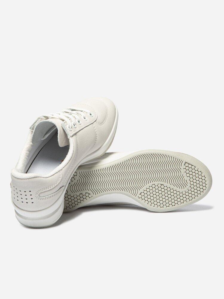 Baskets made in France Femme - BRANDY Blanc + Col Blanc 4/5