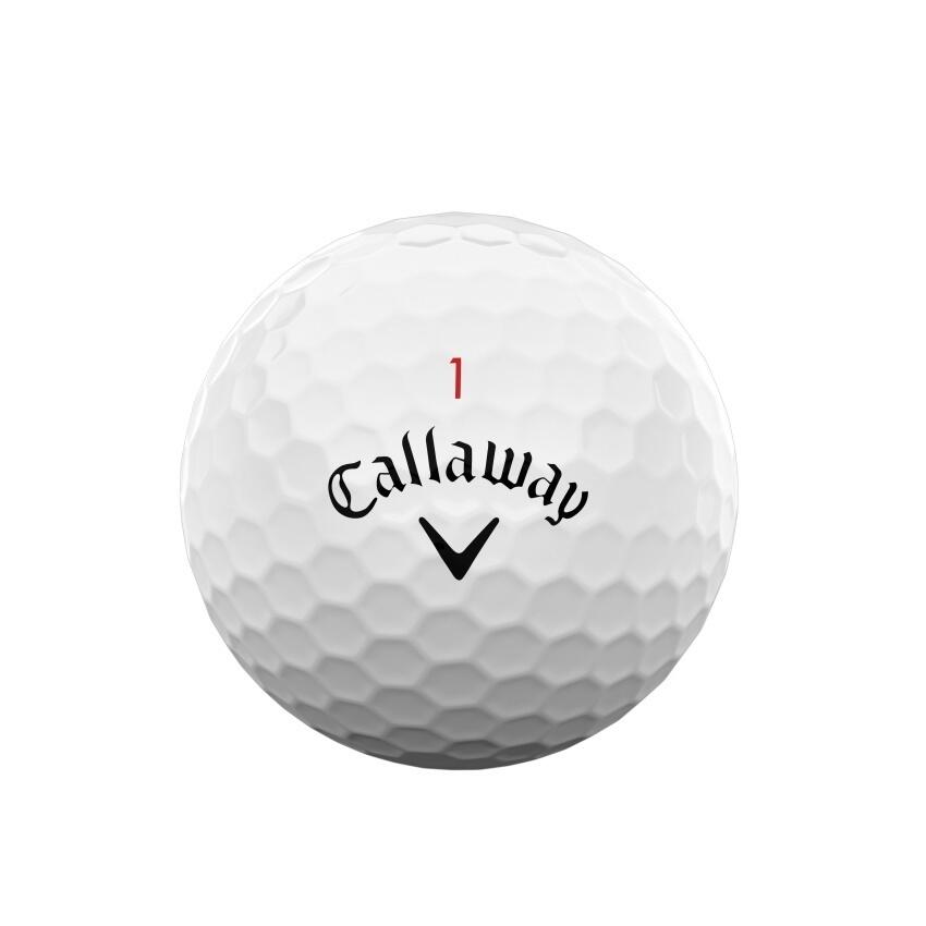BOLA DE Golfe CROMADO SOFT X12 BRANCA 4/7