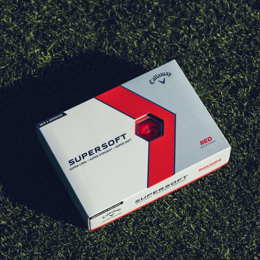 PALLA DA GOLF Supersoft Roja x12 4/5
