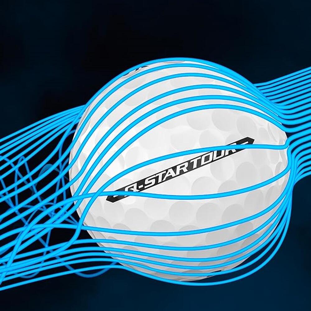 Srixon Q-STAR Tour nova bola de golfe 2024, amarela 4/5
