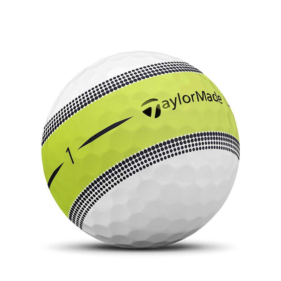 Caja de 12 Pelotas de golf TaylorMade Tour Response Stripe 3/5