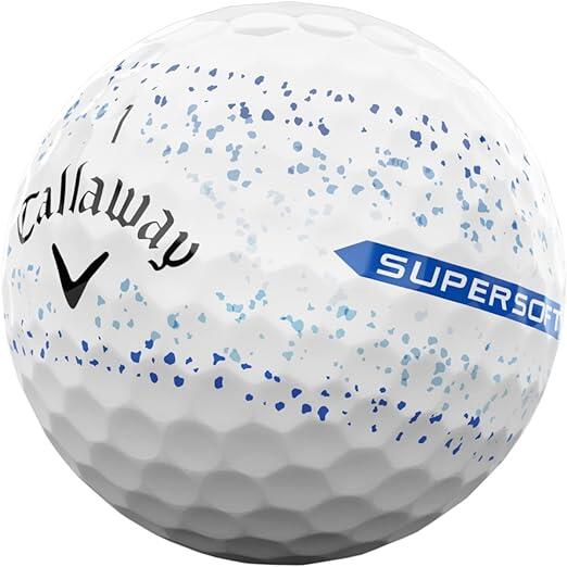 Doos met 12 Callaway Supersoft Splatter 360 Golfballen