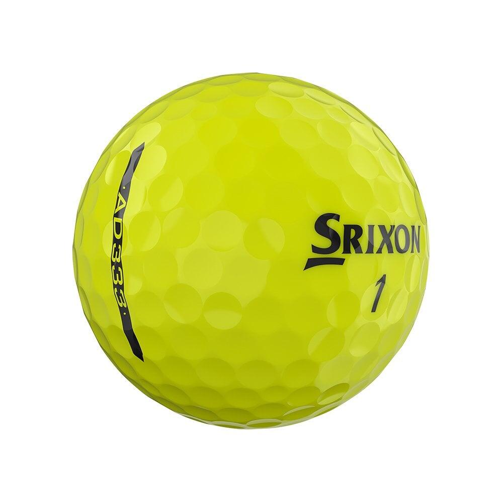 Srixon New AD333 2024 Balles de golf Jaune 4/4