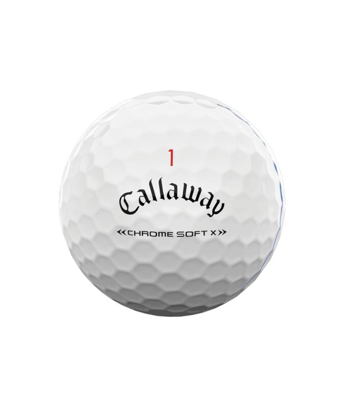 Bolas color Blanco Callaway Chrome Soft X Triple Track 3/6