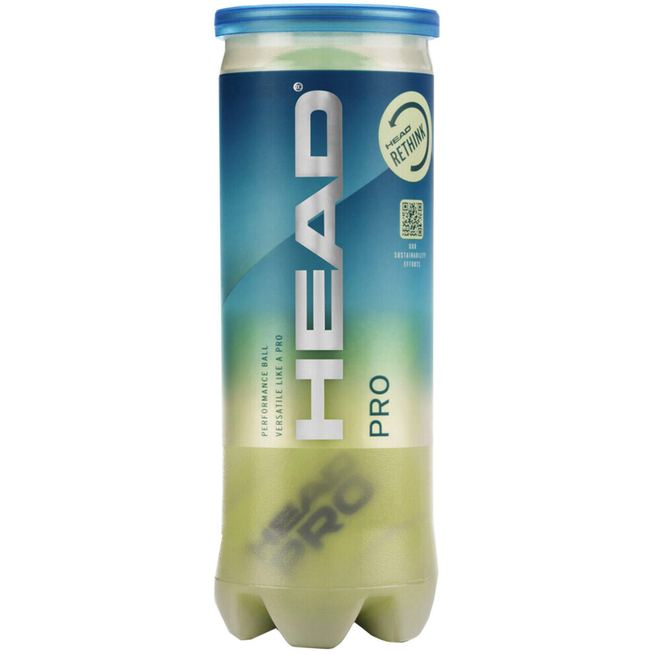 Tubo de 3 pelotas de tenis Head Pro 2/3
