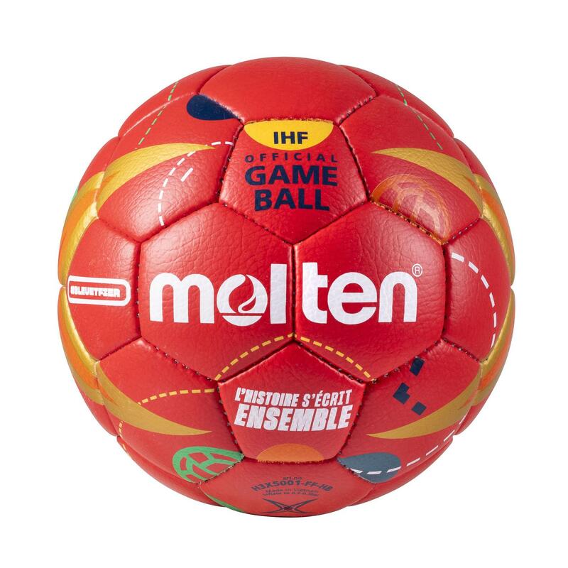 Ballon de Handball Molten FFHB Compétition HX5001 T2