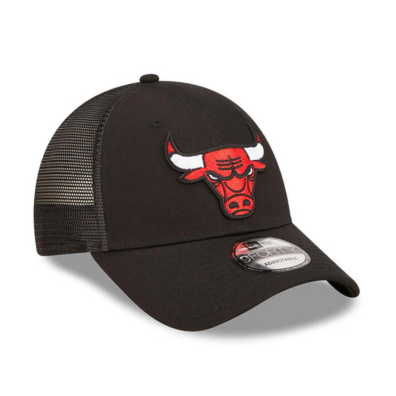 Casquette New Era Trucker des Chicago Bulls Noir 2/6