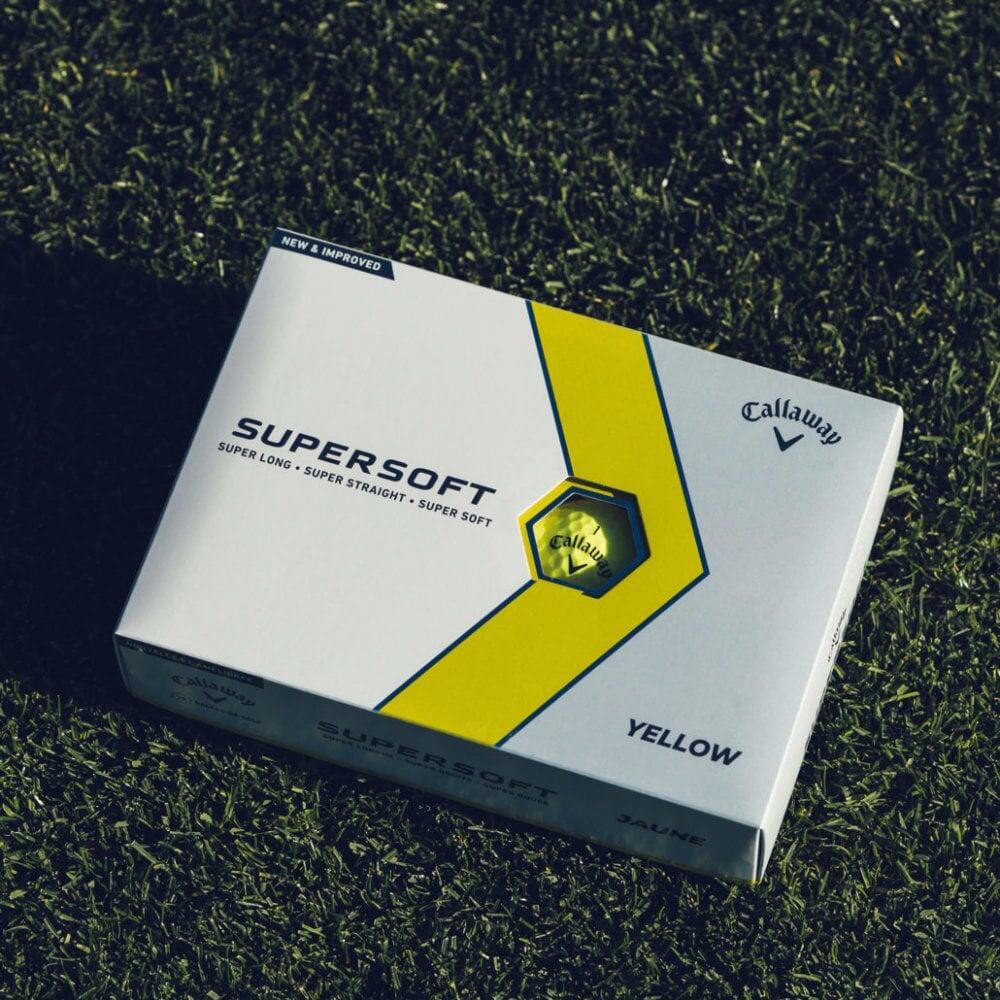 BOLA DE GOLFE Supersoft Amarela x12 4/5