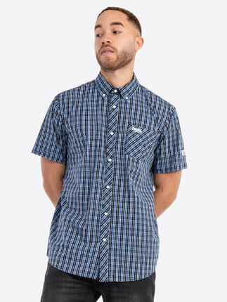 LONSDALE Herren Kurzarmhemd schmale Passform BRIXWORTH