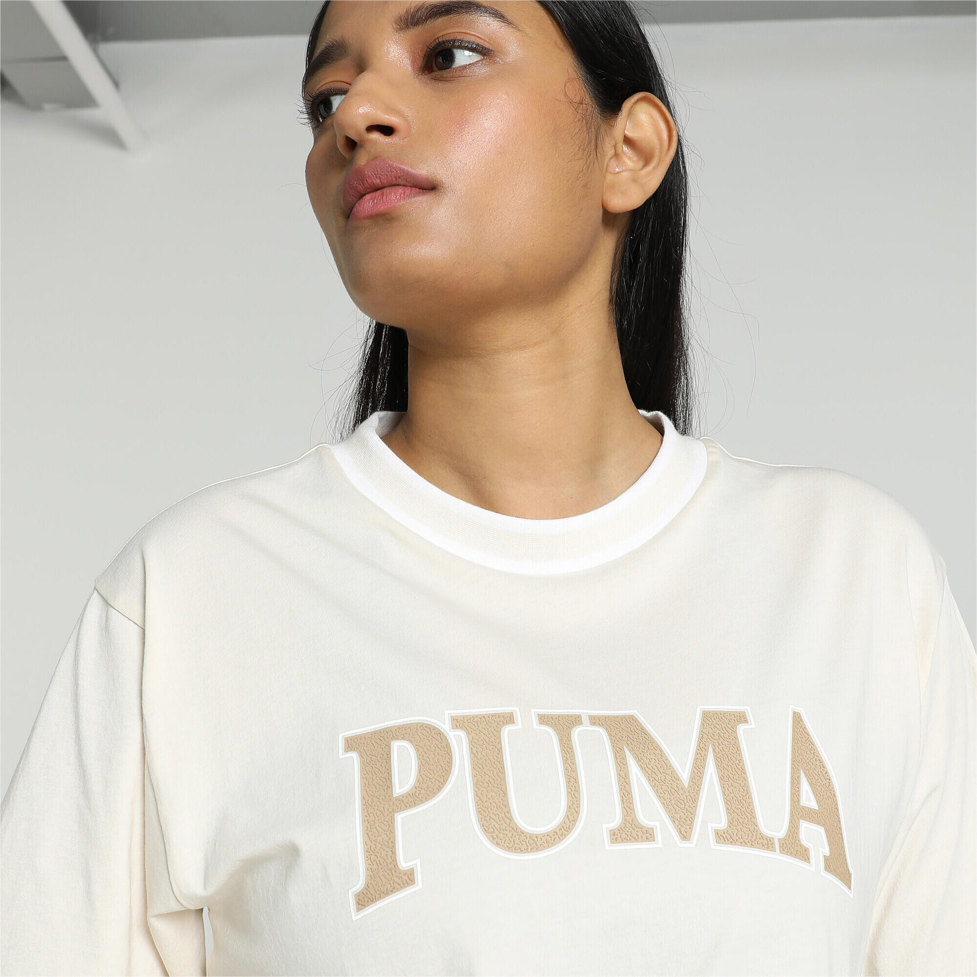 T-shirt à imprimé PUMA SQUAD Femme PUMA Alpine Snow White 4/6
