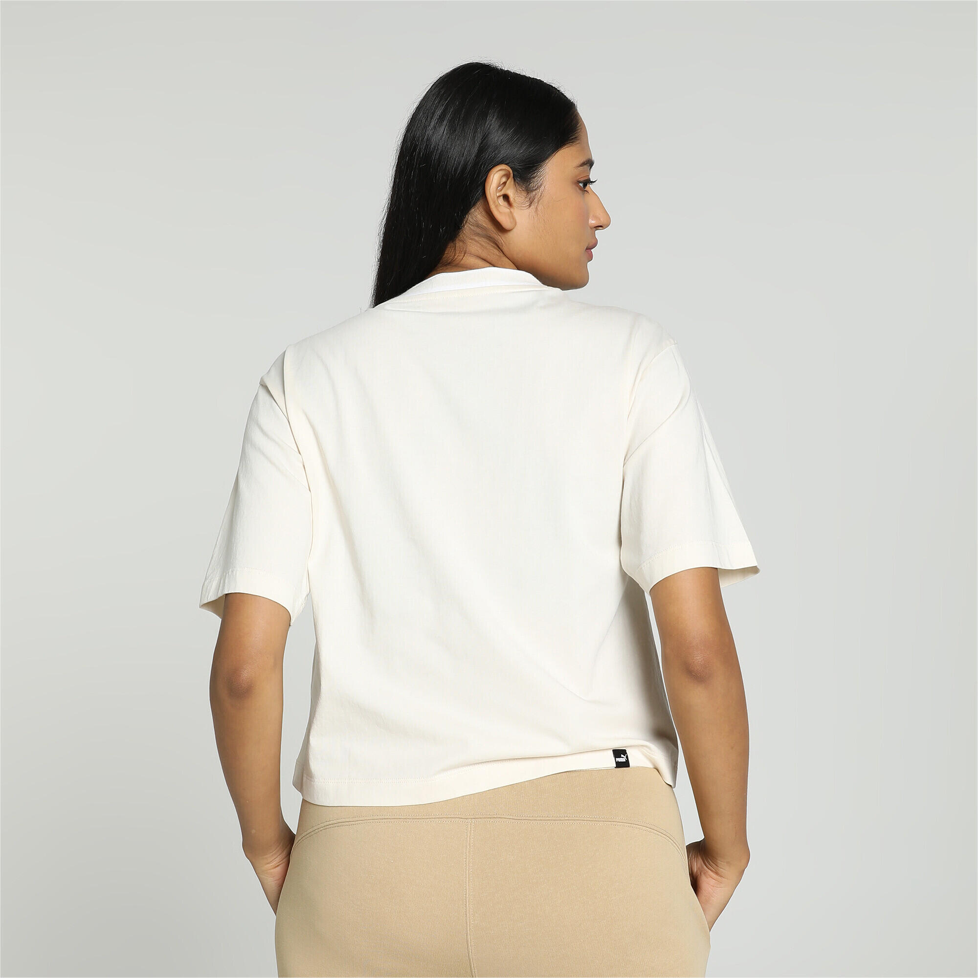 T-shirt à imprimé PUMA SQUAD Femme PUMA Alpine Snow White 3/6