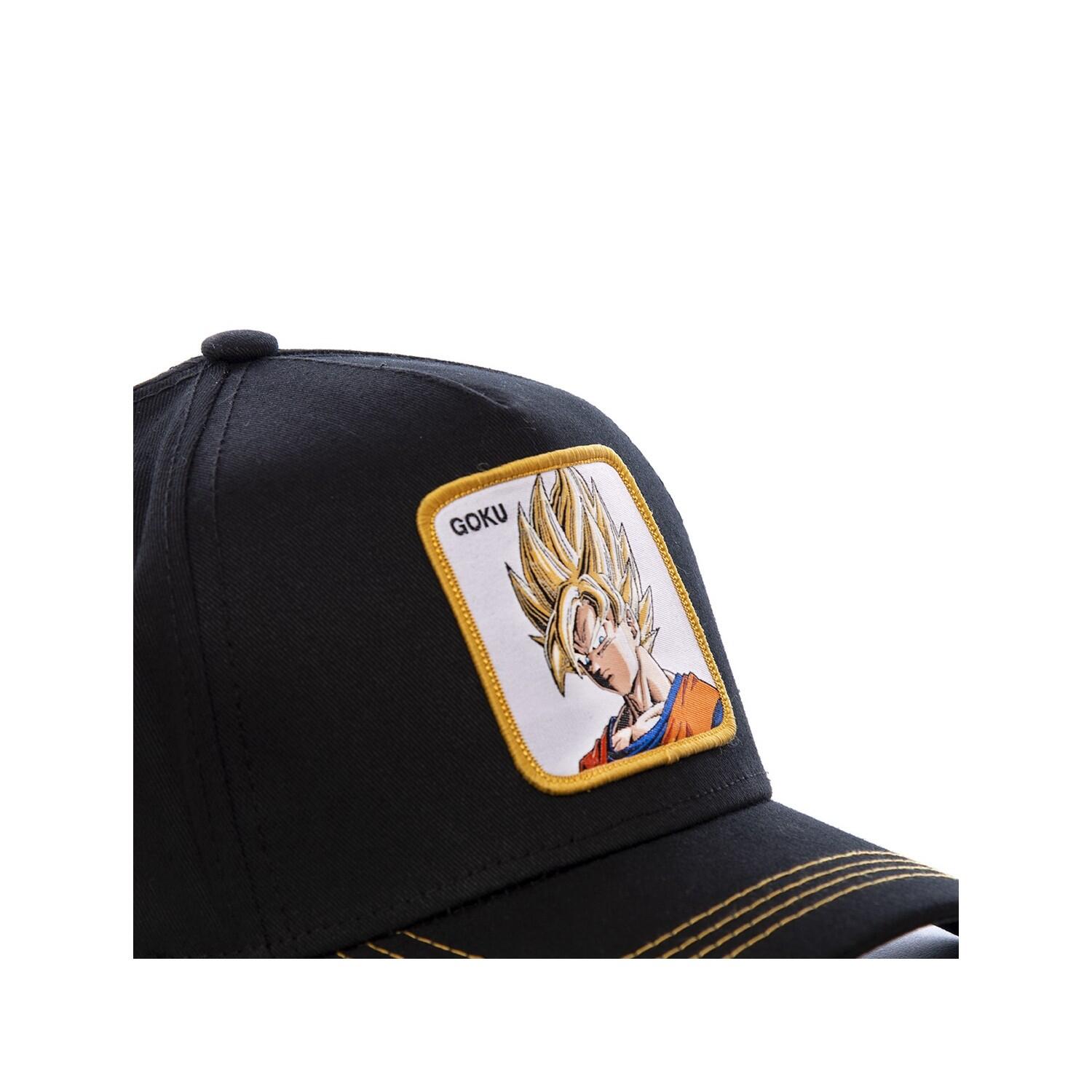 Casquette Dragon Ball Z Goku Saiyan Noir 3/4