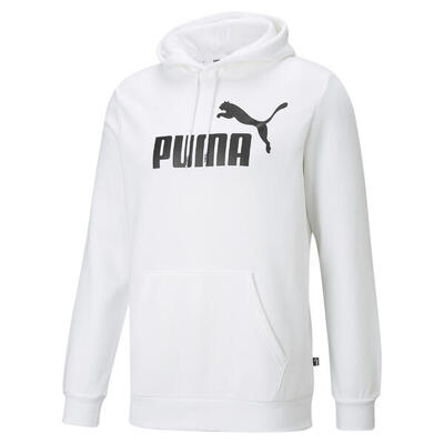 Essentials hoodie met groot logo voor heren puma peacoat blue