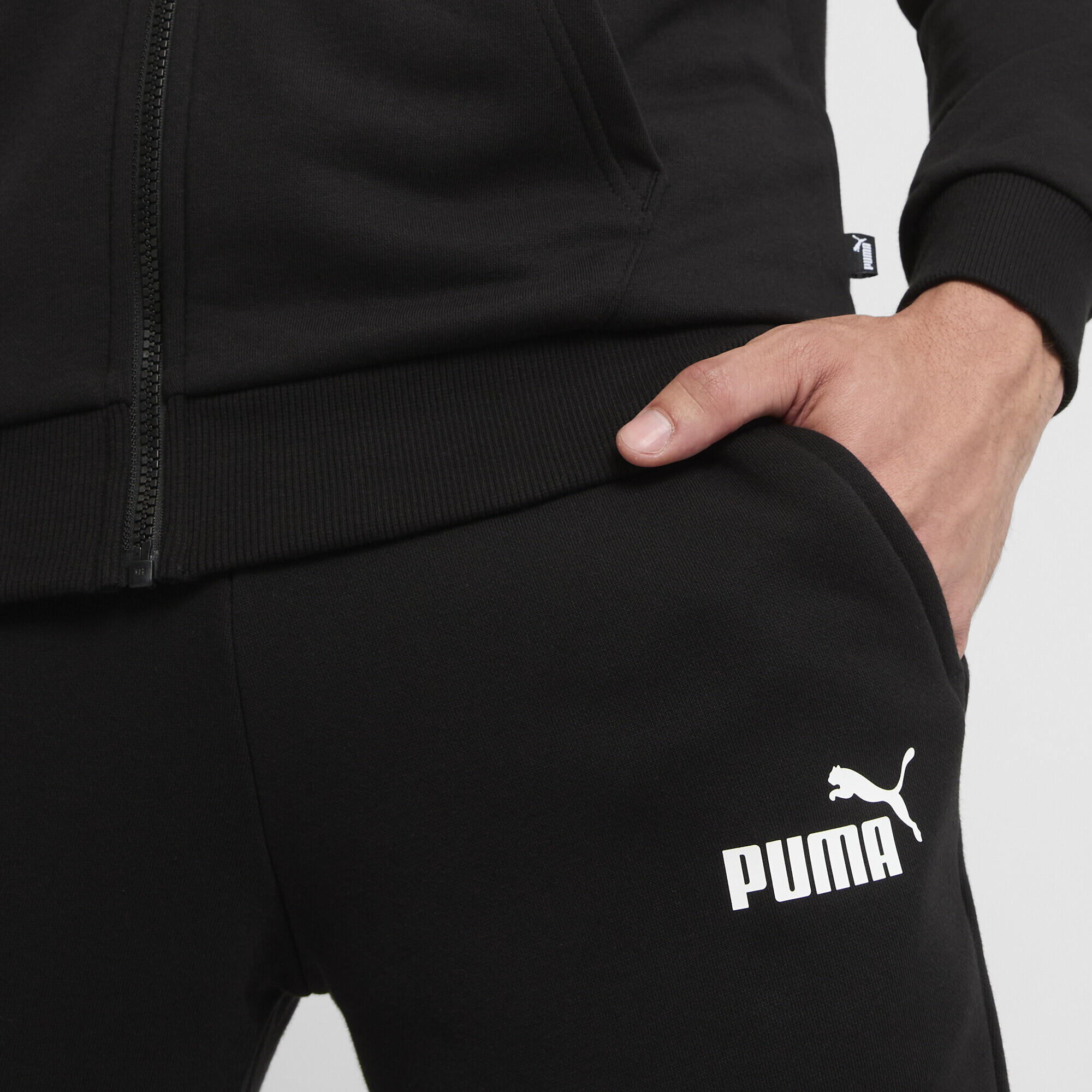 Pantalones de chándal Essentials Logo Hombre PUMA Black 4/7