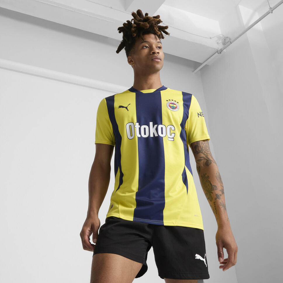 Męska koszulka domowa Fenerbahçe SK 24/25 PUMA Speed Yellow Blue Violet