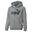 Mikina s kapucí Essentials s velkým logem pro mládež PUMA Medium Gray Heather