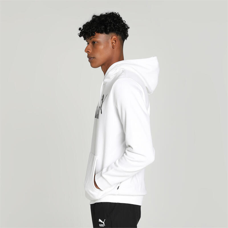 Essentials Big Logo Hoodie Herren PUMA White