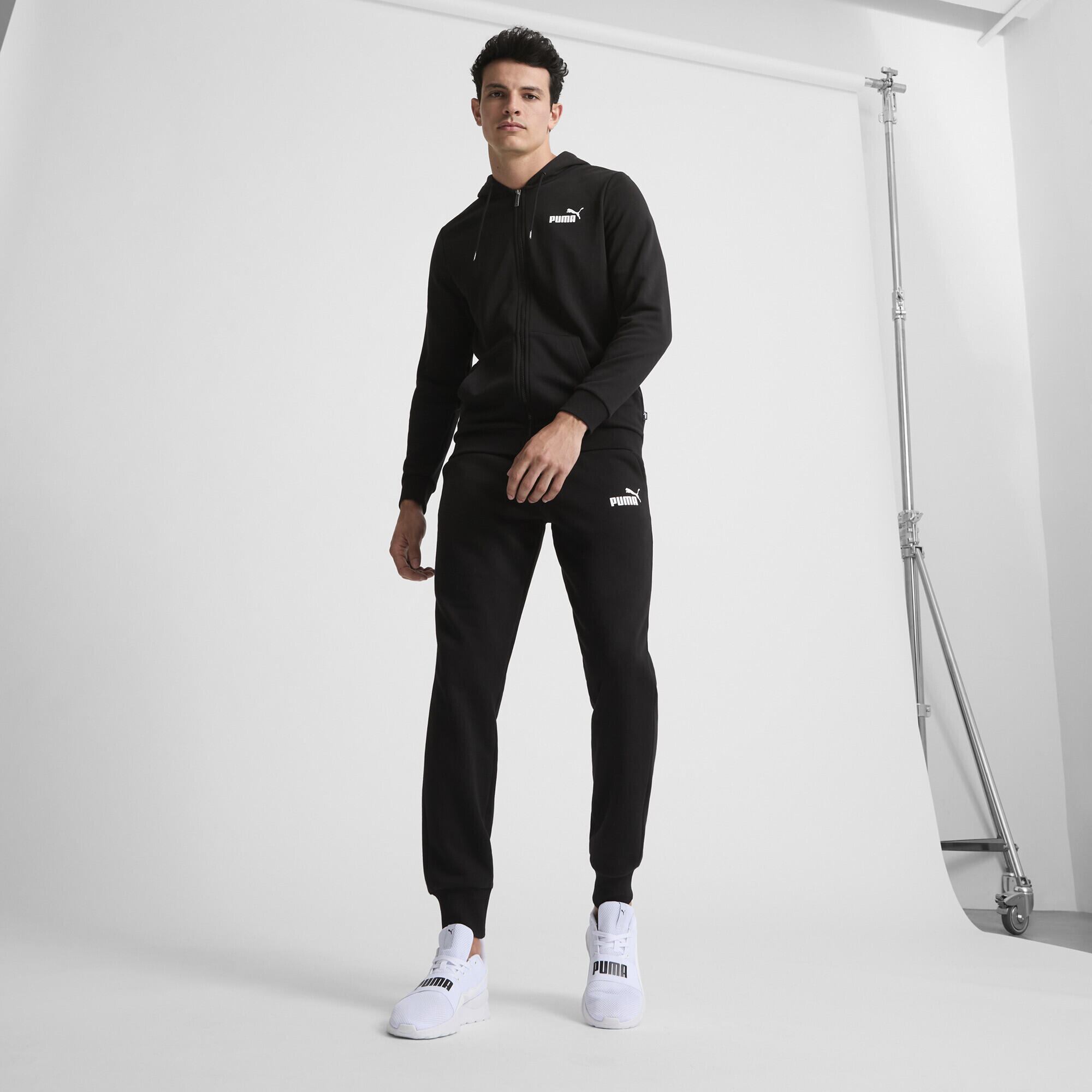 Pantalones de chándal Essentials Logo Hombre PUMA Black 5/7