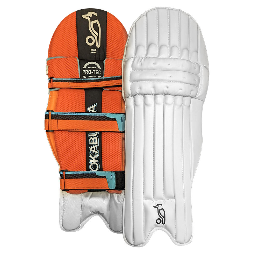 Kookaburra Rapid Pro 2000 Cricket Batting Leg Guards/Pads Right Hand Small Adult