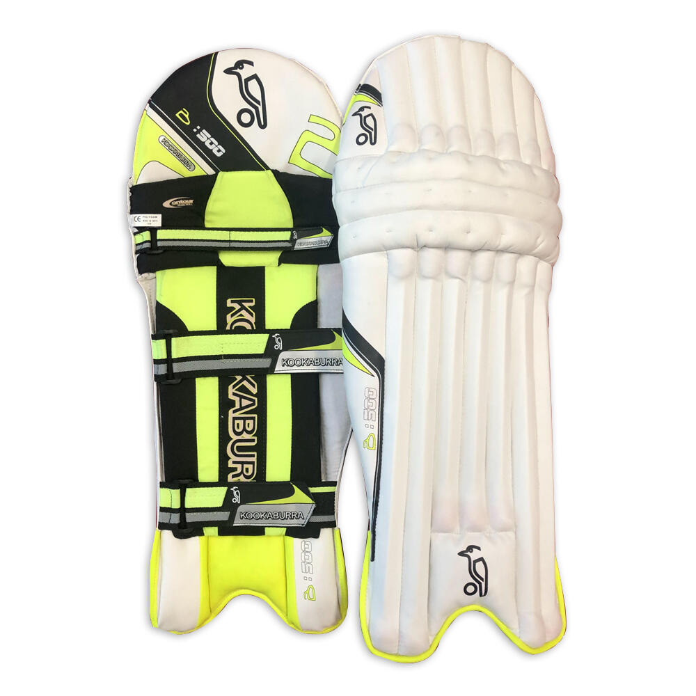 Kookaburra B 500 Cricket Batting Protector Leg Guards/Pads Size Mens Left Handed