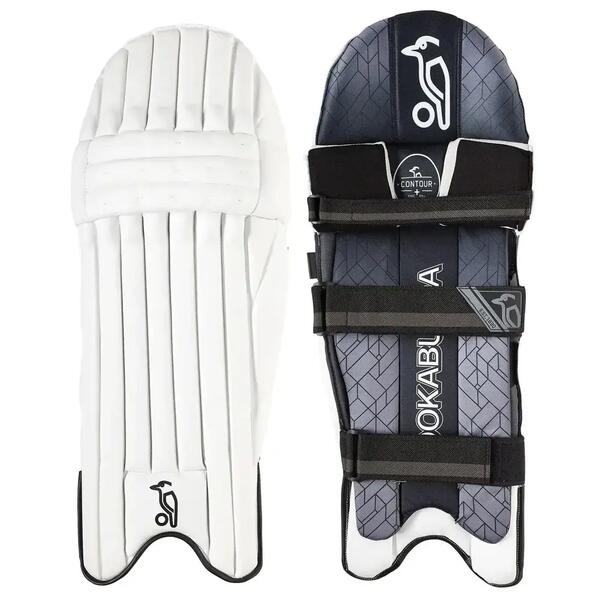 White youth cricket batting leg pads