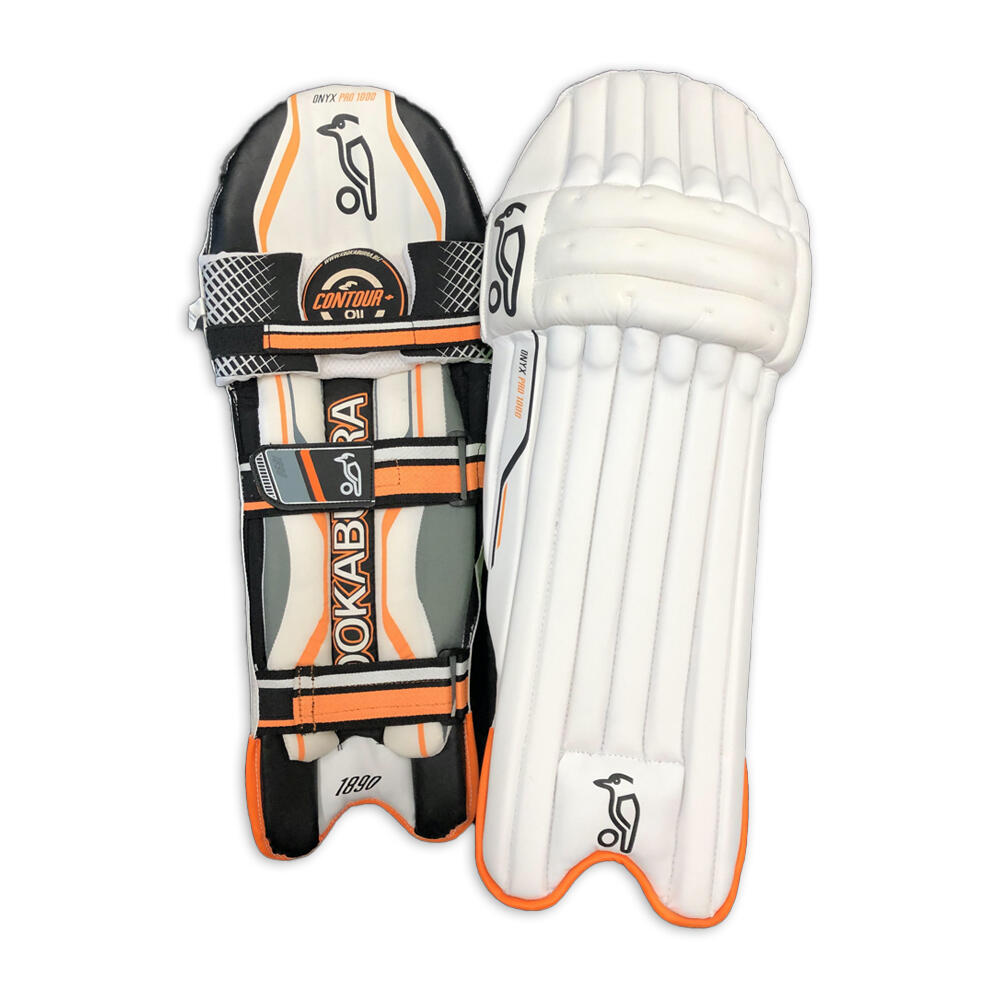 Kookaburra Onyx Pro 1000 Cricket Batting Leg Guards/Pads Youths Size Left Hand