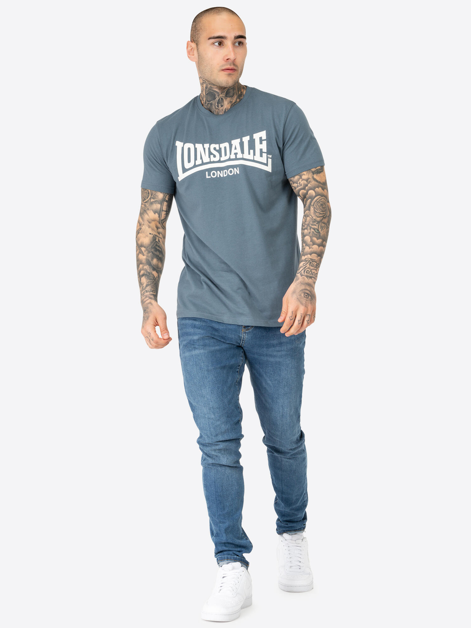 T-shirt o klasycznym kroju Lonsdale Hinstock (x3) 3/7