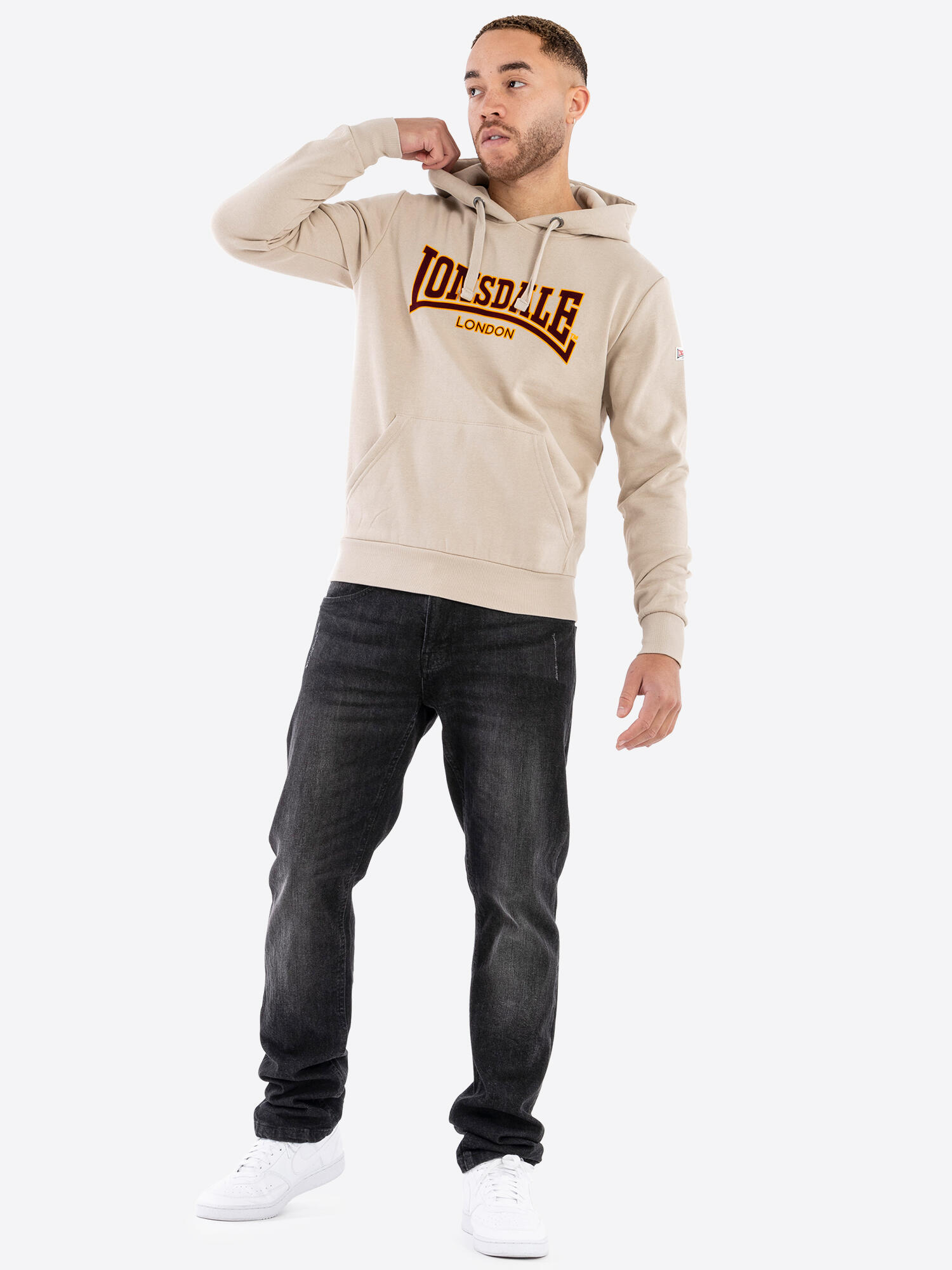 Felpa con cappuccio Lonsdale Classic Ll002 3/5