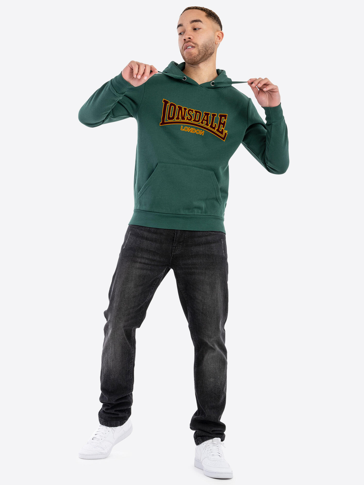 Felpa con cappuccio Lonsdale Classic Ll002 3/5