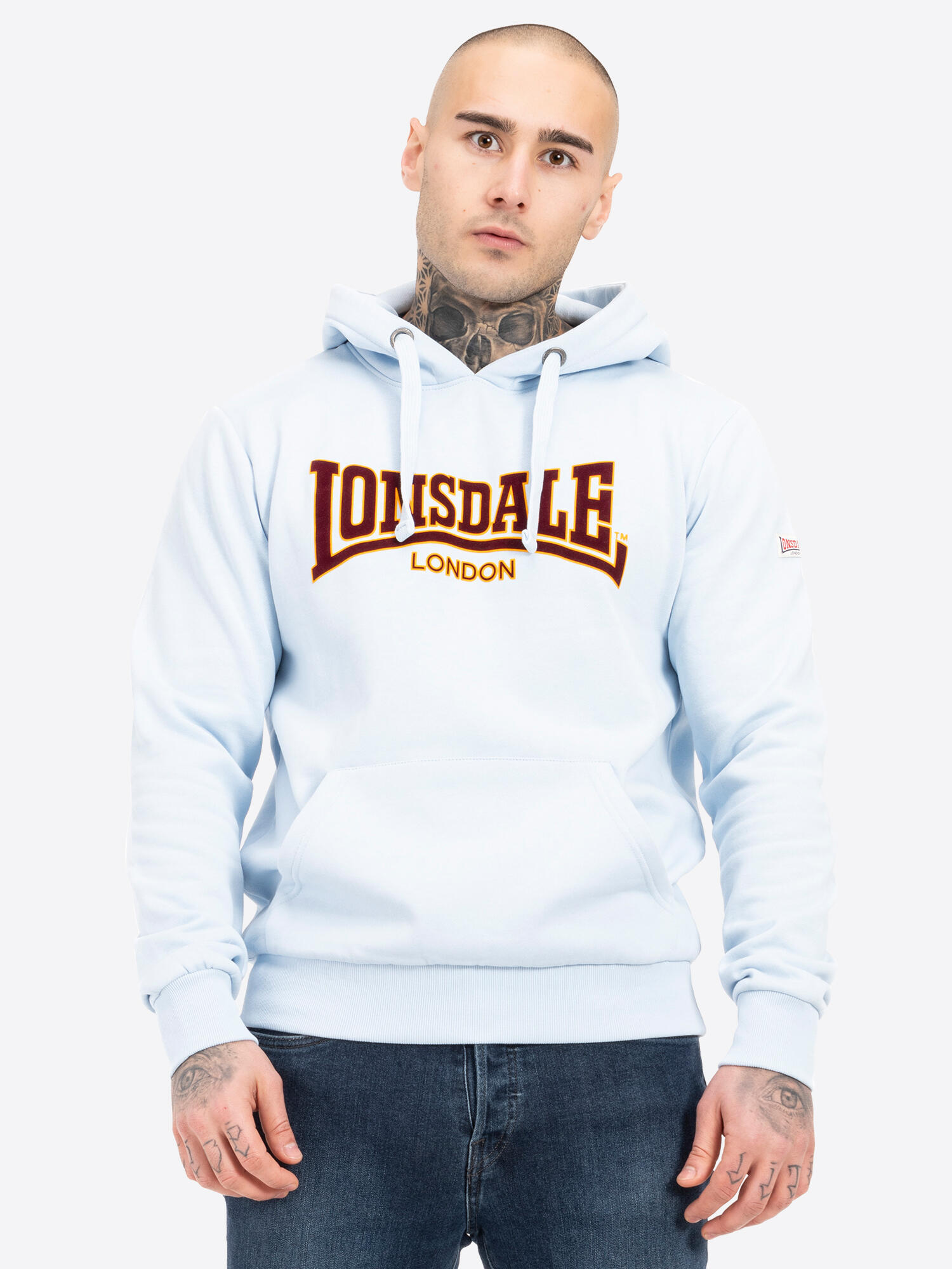 LONSDALE Felpa con cappuccio Lonsdale Classic Ll002