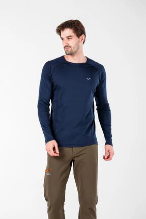 Remus - męska koszulka termoaktywna 100% merino (195 g/m²) M, Granatowy