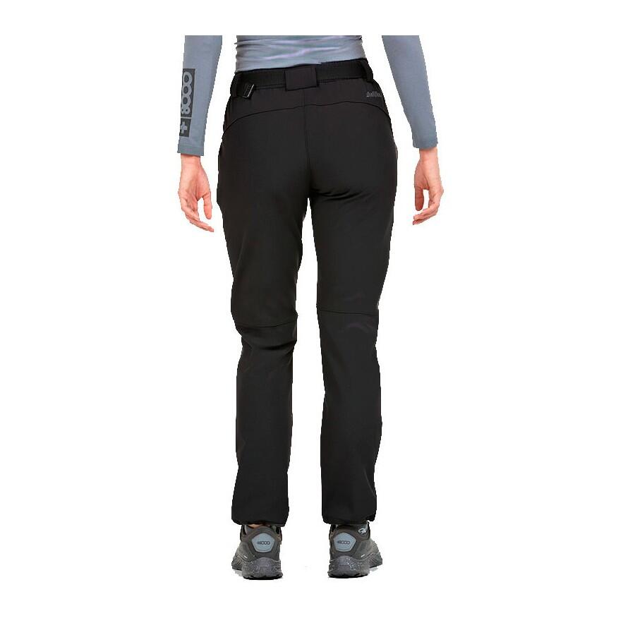 Pantalón Mujer +8000 Laurel Negro 3/4