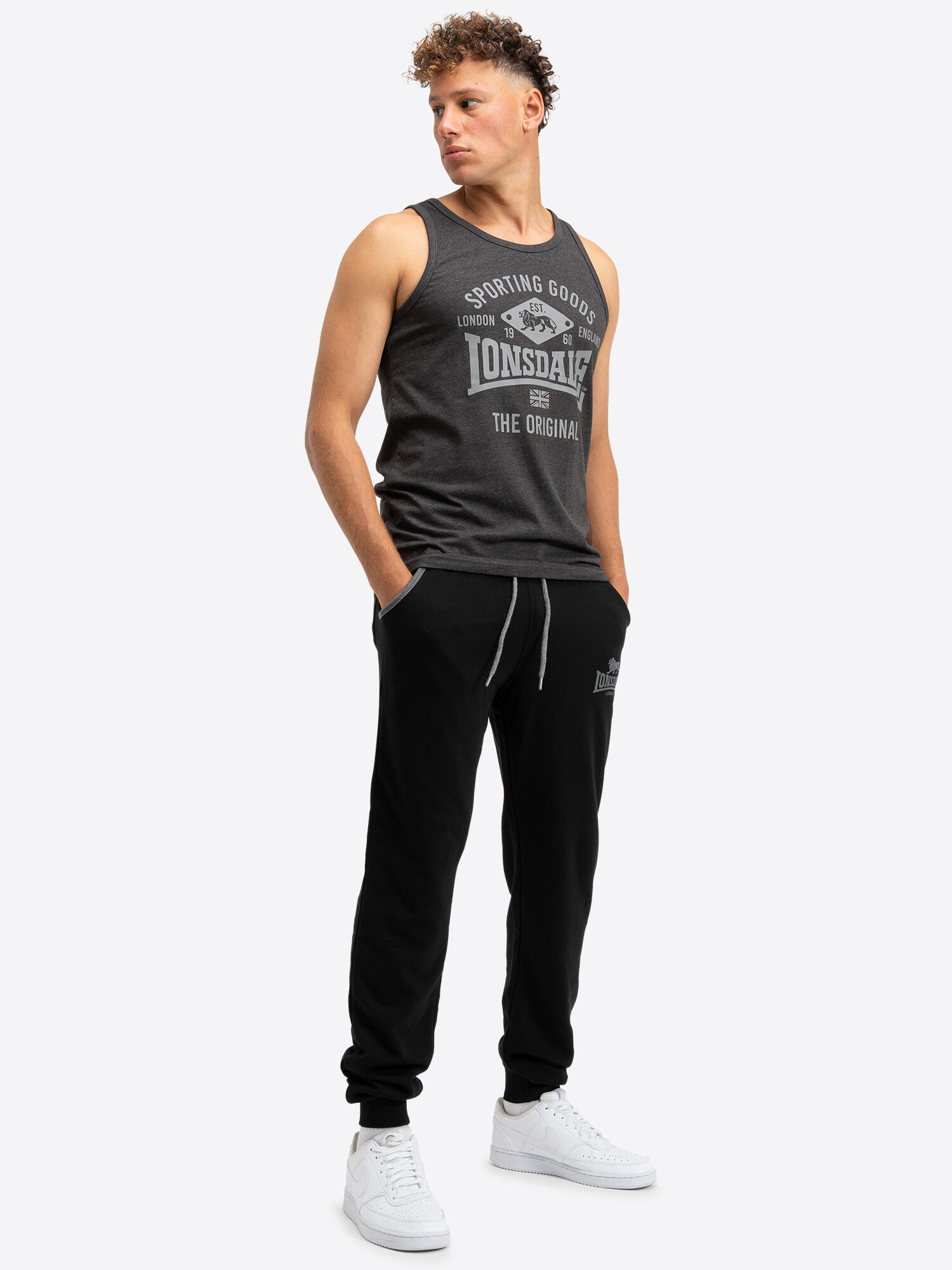 LONSDALE Heren joggingbroek slim fit WANSFORD 4/7