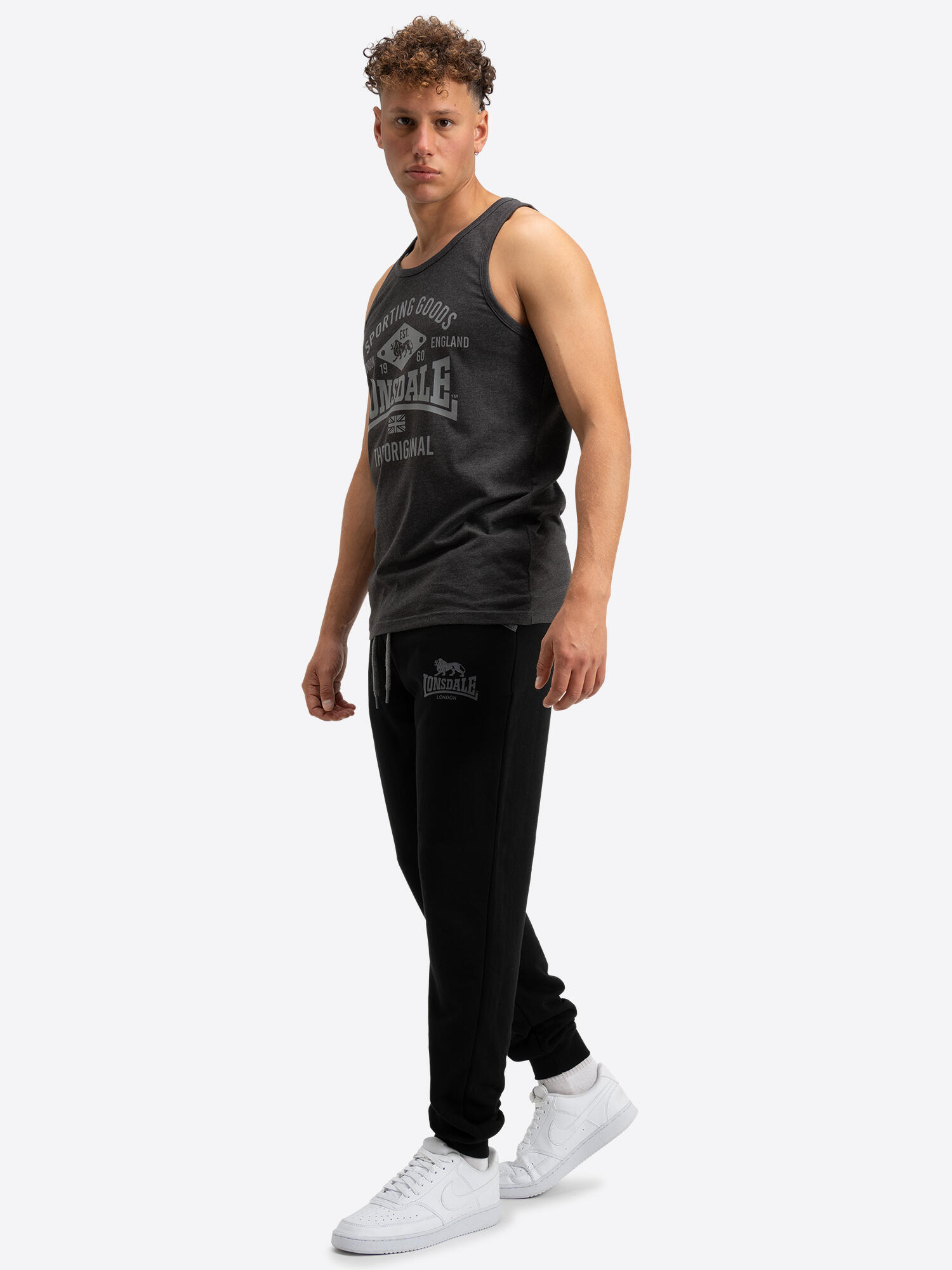 LONSDALE Heren joggingbroek slim fit WANSFORD 3/7