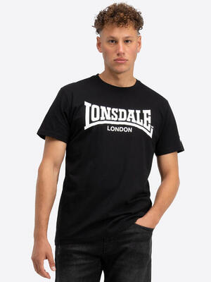 Lonsdale heren-t-shirt. regular fit dubbelpak piddinghoe