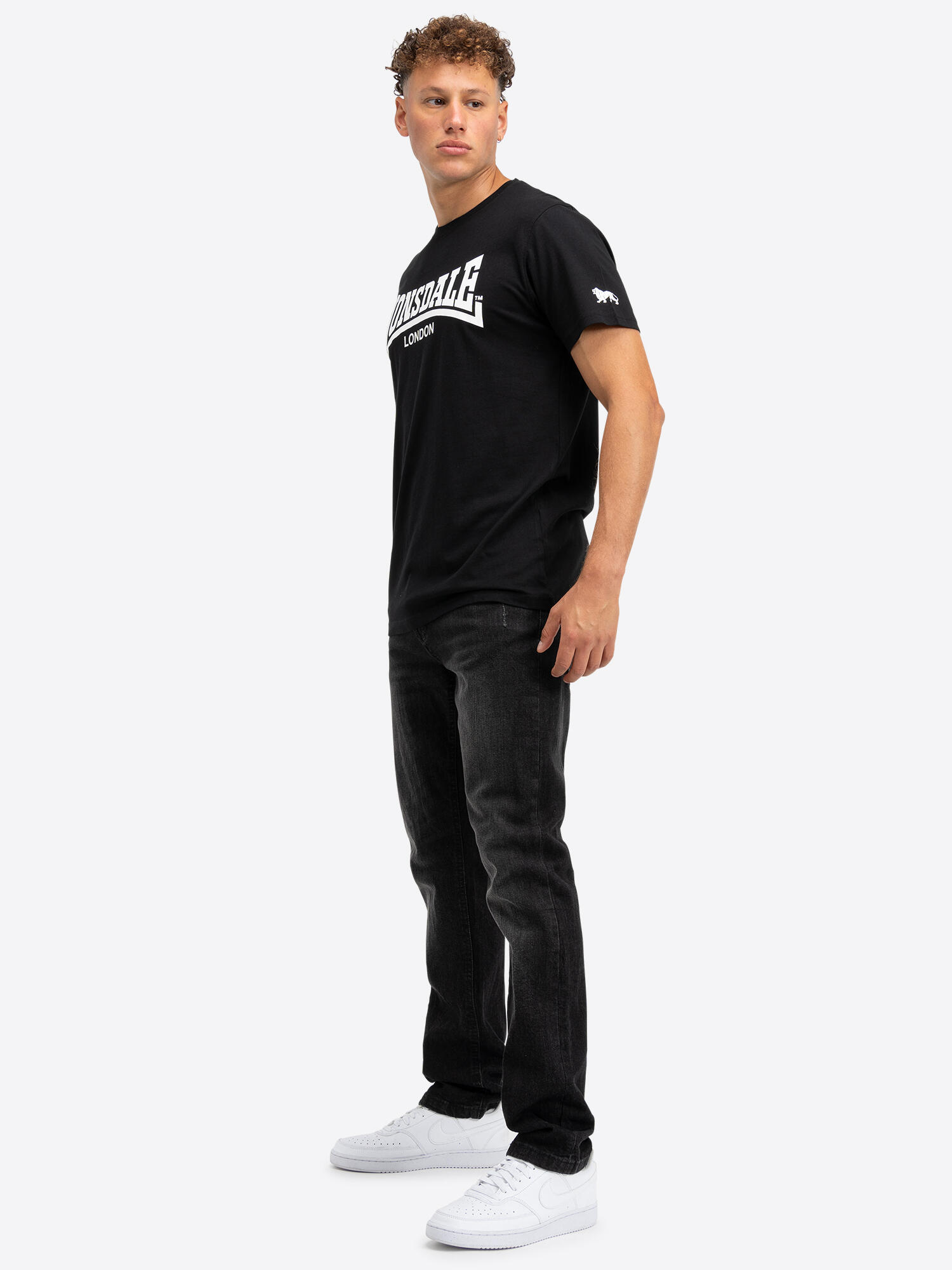 LONSDALE Heren-T-shirt, regular fit dubbelpak PIDDINGHOE 3/7