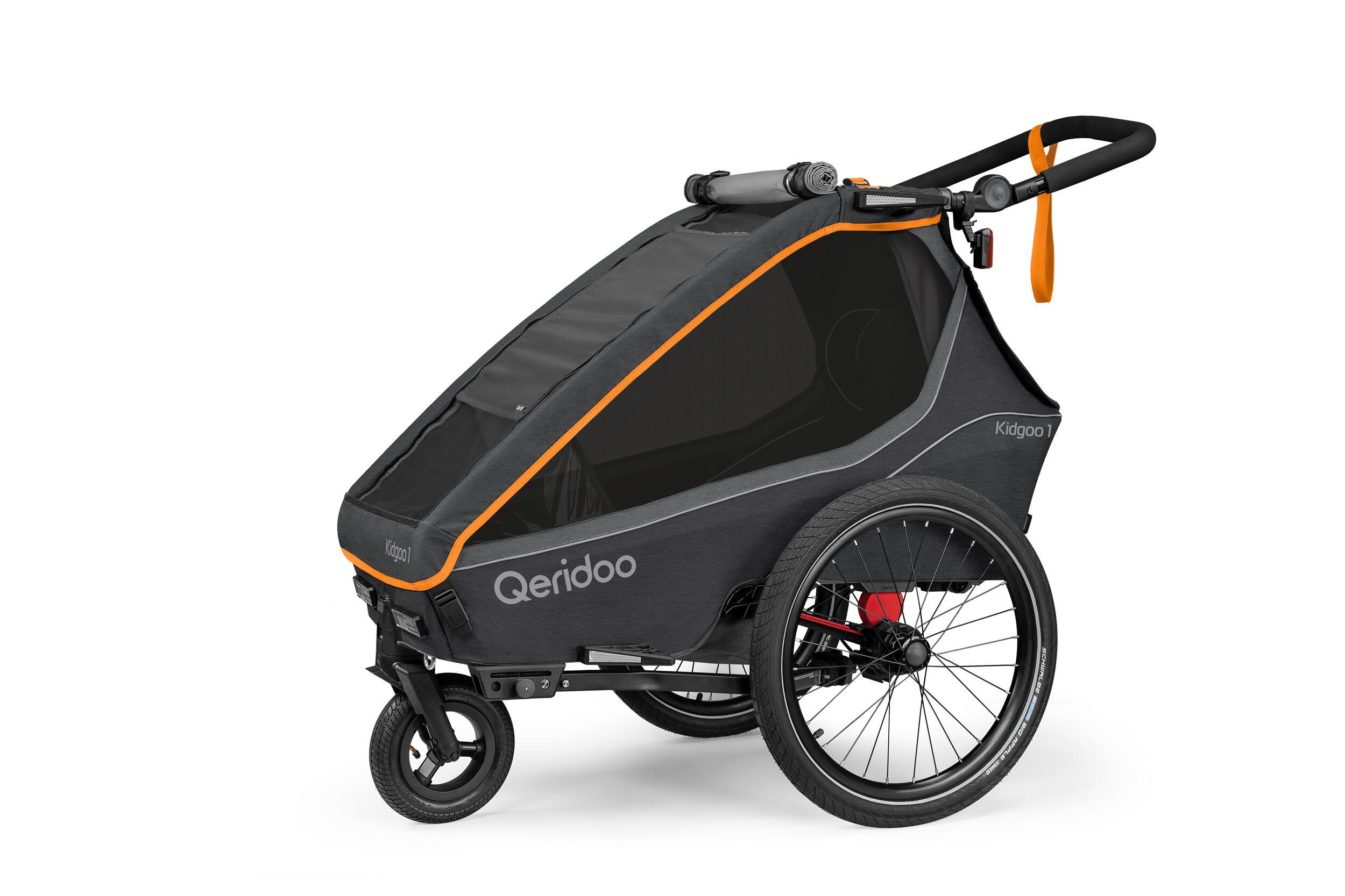 QERIDOO Qeridoo Fahrradanhänger Kidgoo 1 FIDLOCK Edition
