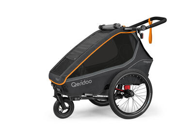 Qeridoo Fahrradanhänger Kidgoo 1 FIDLOCK Edition
