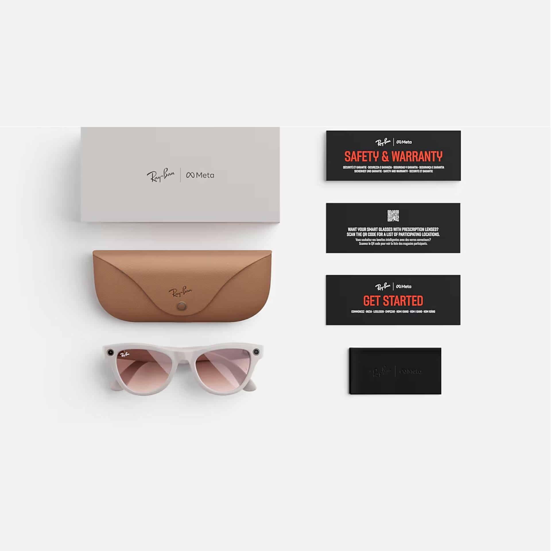 Pre-order] Meta Skyler Smart Glasses Clear/Blue Trans (Parallel